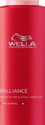 Wella Brilliance Shampoo 1000ml fine/normal [Personal Care]